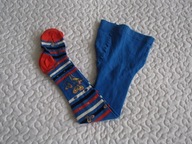 Wola rajstopy niebieskie wzorki nowe roz 104-110