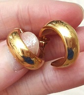 KOLCZYKI MOCNE STAL KOŁA KÓŁKA koła kółeczka HAFTEM BASIC RETRO ŚWIĘTA