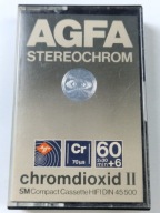 AGFA STEREOCHROM 60+6 KASETA MAGNETOFONOWA