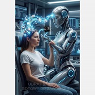 Obraz "Czy na pewno wykasować?", czytanie i usuwanie z pamieci 58x85 robot