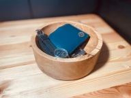 Miska Dębowa Ręcznie Toczona - Organizer na Klucze i Zegarek