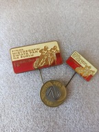 odznaki 2 szt. z Finału Mistrzostw Świata Par w Chorzowie 1978 rok.