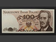 Banknot 100 złotych 1976 seria AL stan 1