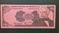 20 Boliwarów 1998, Wenezuela,banknot seria F