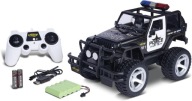 Carson 500404267 Jeep Wrangler Police zdalnie sterowany samochód