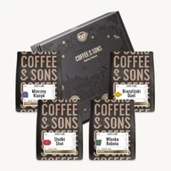 Zestaw Startowy Prezentowy Mieszanki 4 SMAKI 4 x 250 g Coffee & Sons