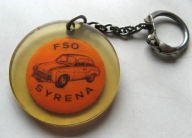 Kultowa SYRENKA Syrena FSO : Brelok BRELOCZEK z PRL ................... !!!