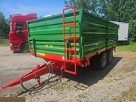 Przyczepa 9t ciężarowa rolnicza GPT 109, Konstrukcyjnie 12t, GOMAR Nowa