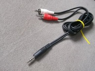 Cinch 1,5 metry 2x RCA + Mini jack 3,5mm - DO CD, DECK, Tuner