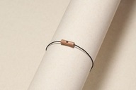 Bransoletka dla chłopaka lub dla dziewczyny z Małym Serduszkiem - Czarna