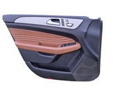 Tapicerka drzwi Lewych Boczek Lewy Mercedes GLE W166 W292 Brązowa Skóra