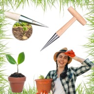 PIKOWNIK SADZAK DO SADZENIA PIKOWANIA SIANIA NAWOŻENIA NASION DREWNIANY 160