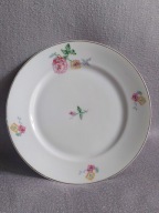 ĆMIELÓW PORCELANA TALERZYK DESEROWY LATA 20 PIĘKNE ZDOBIENIE ART DECO