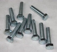 M12x55 ŚRUBA METRYCZNA ocynk kl.5.8 DIN931 - Gwint pełny 10 sztuk