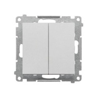 Simon 55 Łącznik świecznikowy szybkozłączka Aluminium mat TW5.01/143