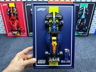 Ramka 3D do LEGO Speed Champions F1 Red Bull RB20 – Uchwyt Ścienny, Półka