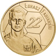 Polska Nasza Kadra 2018 moneta Łukasz Fabiański