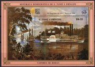 **SAO TOME & PRINCIPE BL.153 = 17E - STATKI, PAROWCE