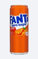 Napój gazowany FANTA ZERO SUGAR ORIGINAL zero cukru 330ml PUSZKA SZWEDZKA