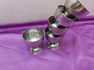 KIELISZEK NA JAJKO NA MIĘKKO PODSTAWKA POD JAJO DO JAJKA STAL INOX dom 5szt