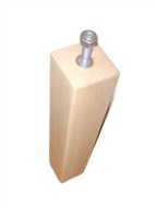 24 CM Noga nogi nóżka meblowa kwadrat kostka 4,5 x 4,5 x 24 cm + śruba