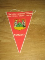 SUWAŁKI Powiatowy Ośrodek Sportu Turystyki i Wypoczynku proporczyk z PRL