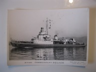 Okręt wojenny z Francja z przed 1945 r.