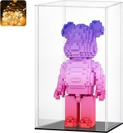 LANSCOERY Przezroczysta akrylowa witryna blat pudełko