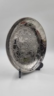 Srebrna ceramika - home&you talerz patera półmisek ozdobny 27cm
