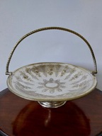 Głęboka patera z uchwytem na owoce