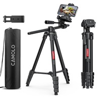 CAMOLO Statyw Telefonu i Kamery 177cm Lekki Aluminiowy z Torbą Podróżną