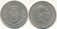 Dania 5 Kroner - 1967r ... Monety