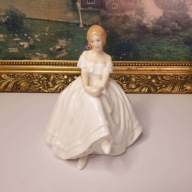 Royal Doulton „Heather” HN 2956 – figurka dama w białej sukni – Anglia