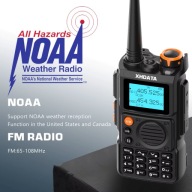 XHDATA E-100 UHF VHF Ham Radio Walkie Talkie 3000mAh KRÓTKOFALÓWKA