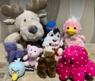 ŁOŚ DWUSTRONNA MEDUZA KINDER NIESPODZIAN. WIELBŁĄD JORDANU ANGRY BIRDS 10SZ