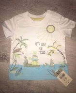 T-shirt niemowlęcy George 56/62 cm