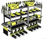 REGAŁ NA NARZĘDZIA METALOWY STOJAK ORGANIZER WARSZTATOWY WYTRZYMAŁY 140 KG
