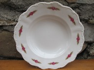 Porcelanowe Głębokie Talerze Obiadowe_BAVARIA_VINTAGE PRL