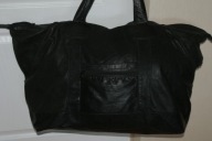Italian Leather Bag Skóra naturalna Duża torba