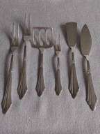 WMF WACHLARZ PLATER NOŻYK DO MASŁA WIDELEC ZAKĄSKOWY ŁOPATKA DO SARDYNEK