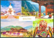 Azja nowa pocztowka Bhutan Himalaje