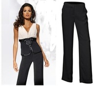 HEINE-ELEGANCKIE SPODNIE CZARNE -ROZM 36