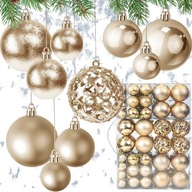 BOMBKI CHOINKOWE NIETŁUKĄCE SZAPAŃSKIE 100 SZTUK ŚWIĄTECZNE NA CHOINKĘ