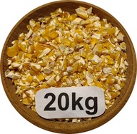 Kukurydza Gnieciona, Łamana, Płatki Kukurydziane od Rolnika, 20kg, 2025r