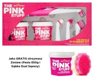 The Pink Stuff Zestaw Pasta 2x500g Szczoteczka 4x Scrubber + Gratis WOW