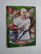 Karta panini autograf Polska Paulina Dudek PZPN