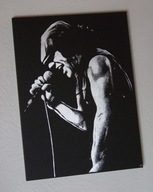 AC/DC Brian Johnson Grawerowany obraz na blasze ... Grawer Staloryt