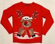 swetr damski świąteczny bożonarodzeniowy JANNINA 42 wymiary podane w opisie