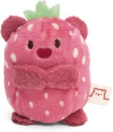 PLUSZOWY MIS NOMO TRUSKAWKA 5CM BRELOCZEK MYMOCHI MINI PRZYTULANKA KAWAII