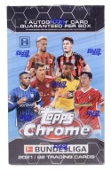 KARTY Z AUTOGRAFEM - 2021/22 Topps Chrome Bundesliga HOBBY BOX aż 18 PACZEK